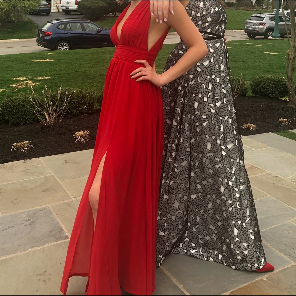 Lulus Red Prom Dress